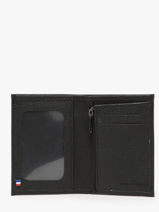 Portefeuille Porte-monnaie Madras Cuir Etrier Noir madras EMAD941-vue-porte