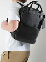 Sac à Dos Business Light 2 Compartiments Etrier Gris light ELIG8272-vue-porte
