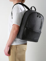 Sac à Dos Business Light2 Compartiments Etrier Gris light ELIG8282-vue-porte