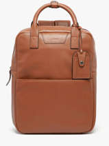 Sac à Dos Business Flandres 2 Compartiments Cuir Etrier Marron flandres EFLA8272