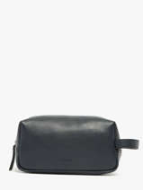 Trousse De Toilette Flandres Cuir Etrier Bleu flandres EFLA920M