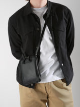 Sac Bandoulière Flandres Cuir Etrier Noir flandres EFLA728S-vue-porte