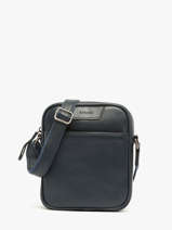 Sac Bandoulière Flandres Cuir Etrier Bleu flandres EFLA729M
