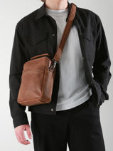 Sac Bandoulière Spider Cuir Etrier Marron spider ESPI732M-vue-porte