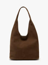 Hobo M Cavalier Nubuck Leather Etrier Brown cavalier nubuck ECAN154M